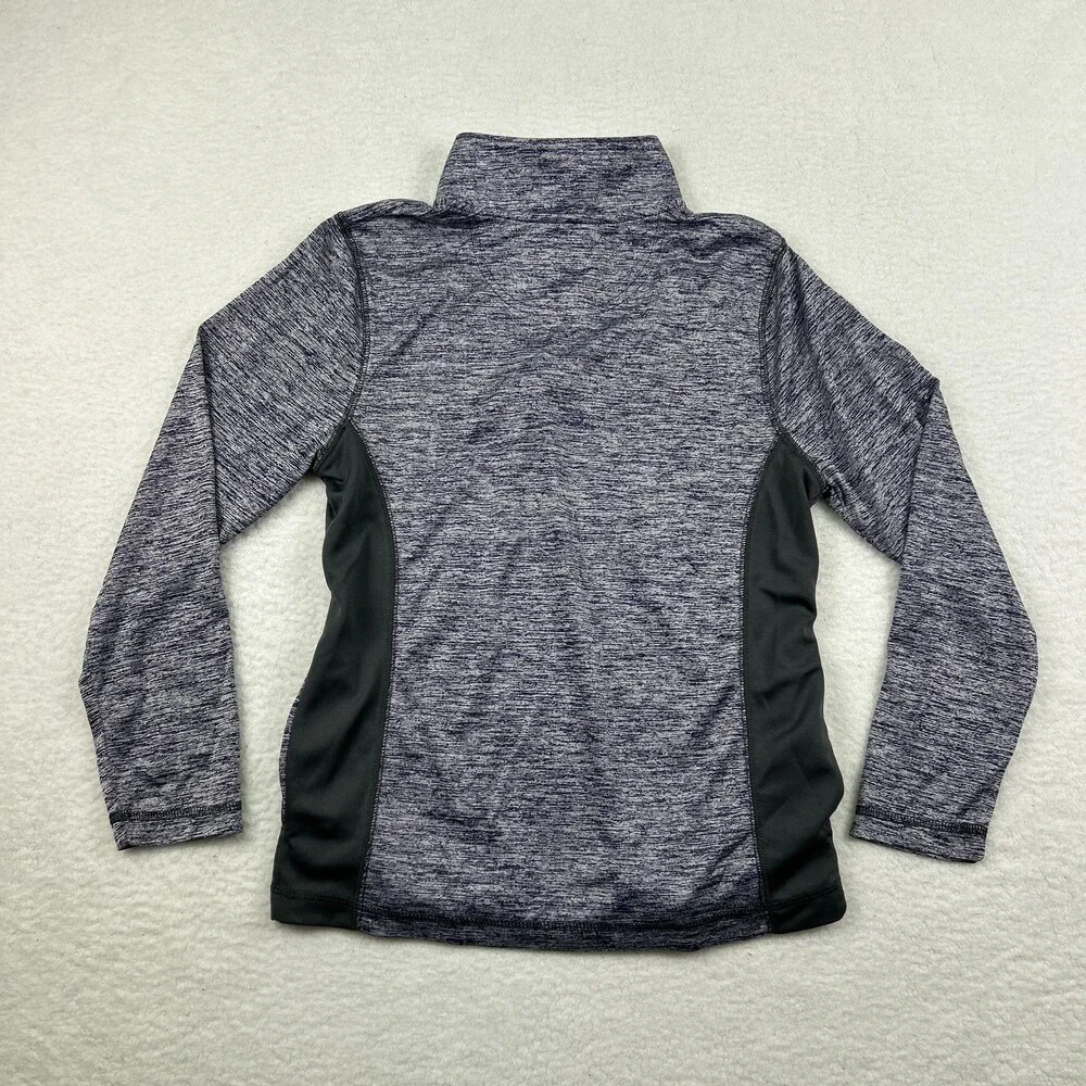 Russell LSU Tigers 1/4 Zip Jacket Girls Large 10-12 Purple Lightweight
